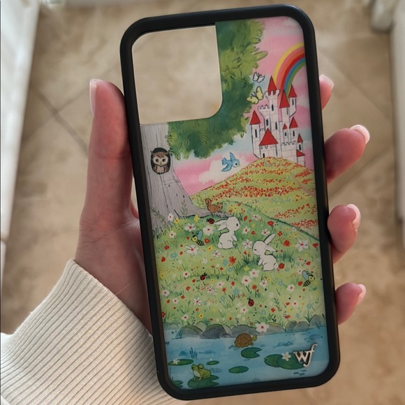 Whimsical Castle and Forest iPhone Case - Picture 1 of 3